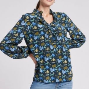 Tyler Boe Halprin Silk Shirt